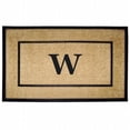 thumbnail image 1 of Nedia Home 18103W 30 x 48 in. Coir &amp; Rubber Frame Mat  Monogrammed W, 1 of 1