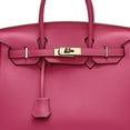 thumbnail image 3 of Sac à Main pour Femme en Cuir de Vache de Qualité Supérieure - Sac à Main Intemporel, Tendance et Polyvalent au Style Sophistiqué - Rose Rouge - 30 cm, 3 of 4