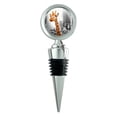 thumbnail image 1 of Giraffe in Taxi Wine Bottle Stopper, 1 of 9