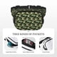 thumbnail image 5 of Fotbe Camouflage Dinosaur Cangurera Cuadrada con Estampado de Doble Capa, Bolsa de Cintura Ajustable Mini para Hombres y Mujeres, 5 of 9