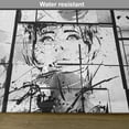 thumbnail image 6 of Ambesonne Eiffel Tower Place Mats Set of 4, Modern Paris Girl, Standard Size, Black White Grey, 6 of 6