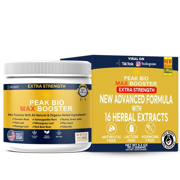GreenVify Peak Bio Max Booster – Daily Energy & Support