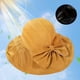 thumbnail image 1 of Sombrero de sol para mujer Yinane ala ancha Amarillo jengibre, 1 of 8