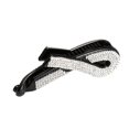 thumbnail image 1 of Pinza de pelo GRANDE de ACRÍLICO CRISTAL RHINESTONE NEGRO Sunnimix, 1 of 8
