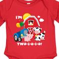 thumbnail image 4 of Inktastic TWO-I-E-I-O 2nd Birthday Boys or Girls Long Sleeve Baby Bodysuit, 4 of 5