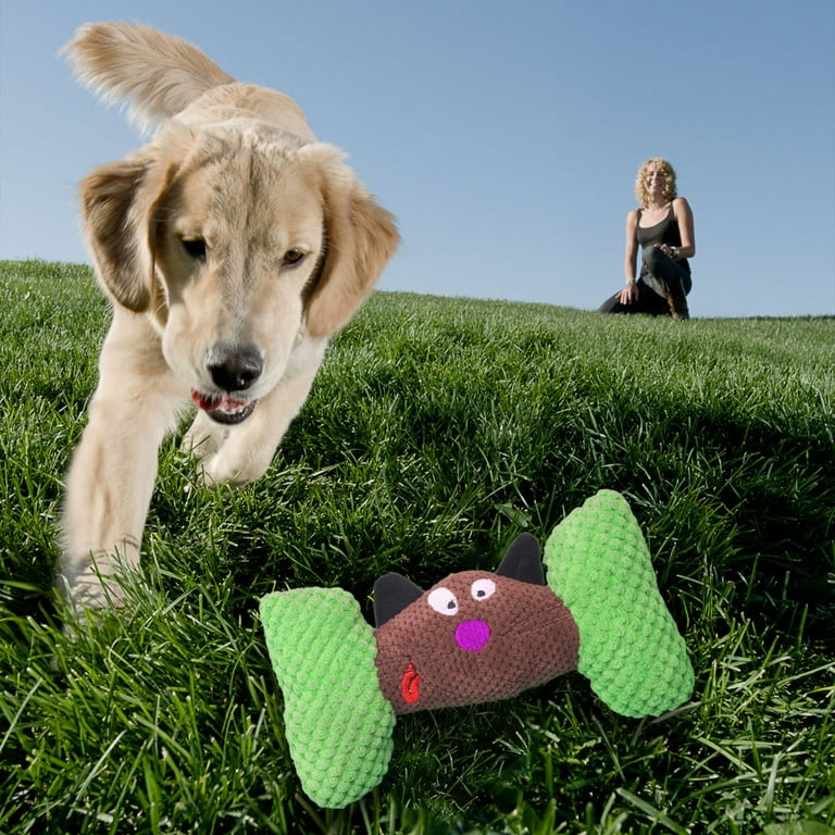 Petkin Candy Dog Treat Dispenser Toy - Interactive Stuffed Squeaky Plush