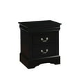 thumbnail image 6 of Hassch Modern Nightstand with 2 Storage Drawers Accent Bedside Table for Bedroom Living Room, Black, 6 of 6