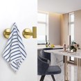 thumbnail image 2 of NearMoon - Ganchos para toallas de ba&ntilde;o, soporte de gancho para bata de acero inoxidable SUS 304, gancho de abrigo resistente para ba&ntilde;o, sala de estar, hotel, cocina, cochera, mo, 2 of 8