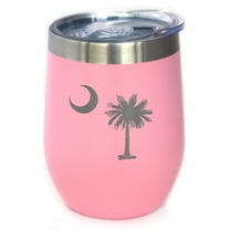 Bevvee Insulated Wine Tumbler 12 oz Flag Of South Carolina South Carolina Enthusiast Gifts Tumblers