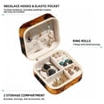 thumbnail image 2 of Thanksgiving Acorn Travel Portable Square Jewelry Organizer: Necklace Holder, Bracelet Holder, and More for Stylish Girls and Women, 2 of 6