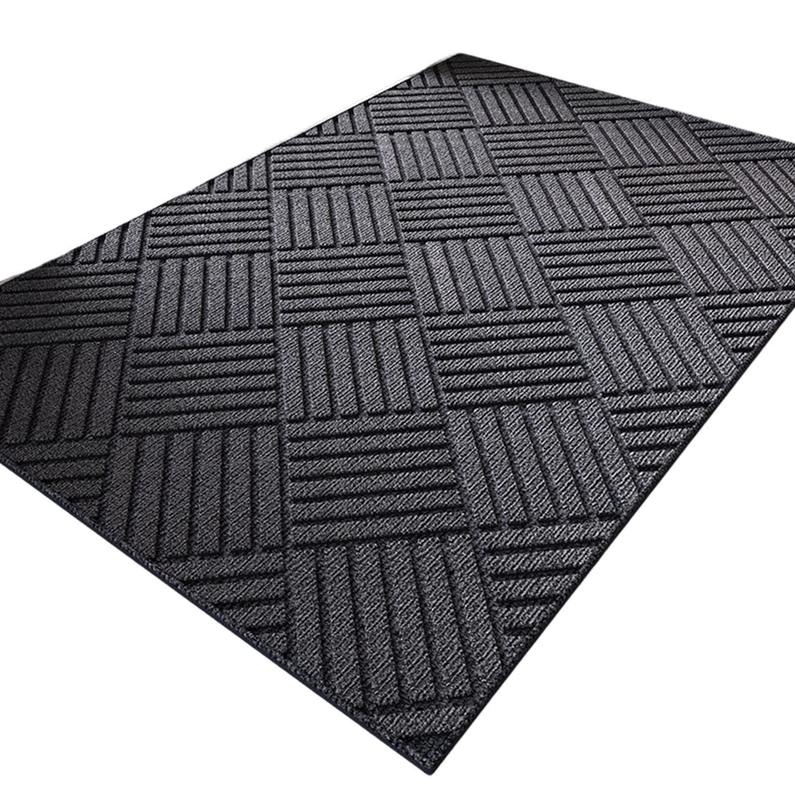 Heavy Duty Indoor Outdoor Doormat 31x19.6 Inch, Low Profile Front Door Mat Outside Entrance, Stain and Fade Resistant Welcome Mat for High Traffic Area, Non Rubber Entry for Patio