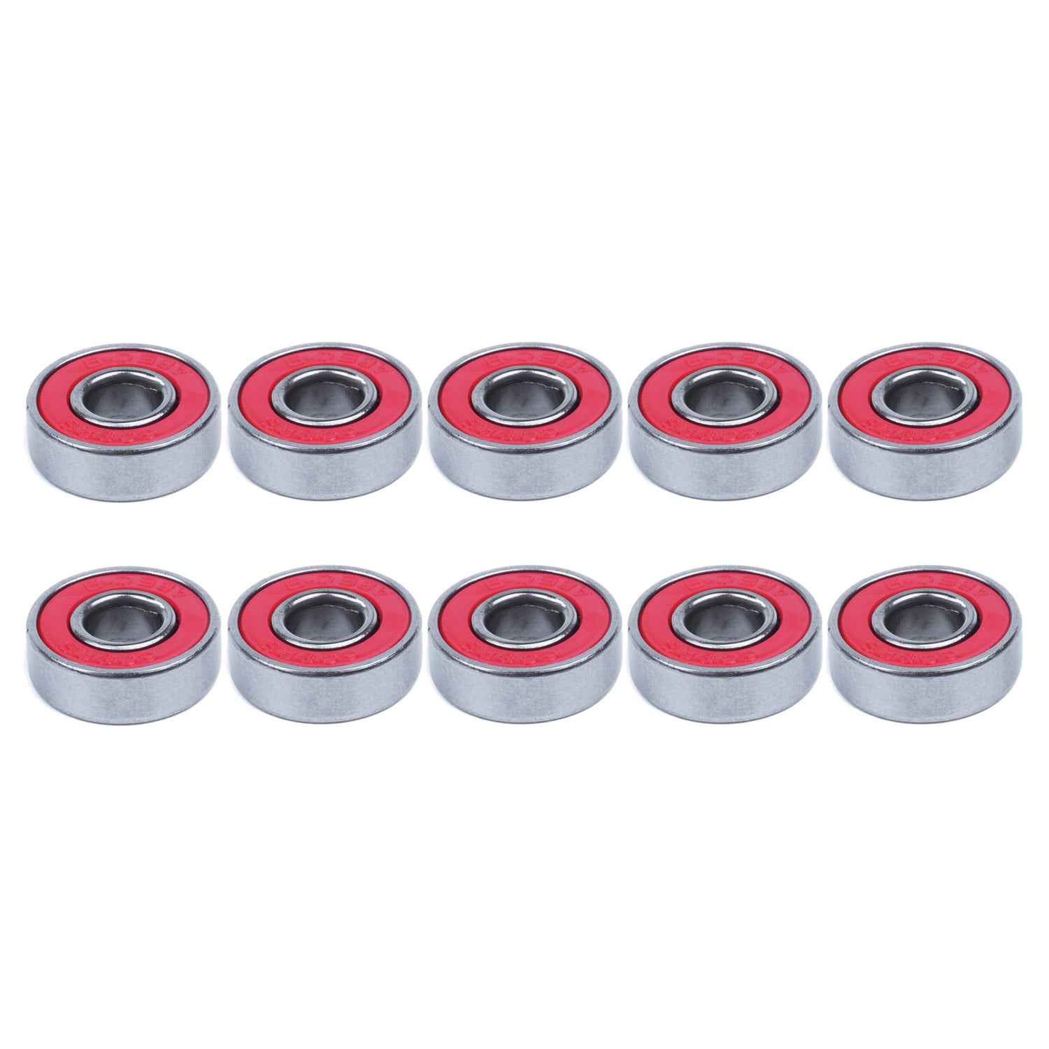 10pcs Carbon Steel 608zz Deep Groove Bearing For Skateboard Scooter 