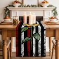 thumbnail image 2 of Table Runner 72 Inches Long for Kitchen Dining, Red American Flag Dresser Scarf Farmhouse, Dining Table Decorations for Wedding/Parties, Sunflower Vintage USA Flag 14 x 72 In, 2 of 8