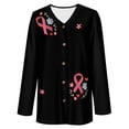 thumbnail image 5 of Fancifize Breast Cancer Cardigan for Women Cute Long Sleeve Pink Sweater Lightweight Casual Soft Knit Jacket Fall Winter Outwear for Going Out, 5 of 5