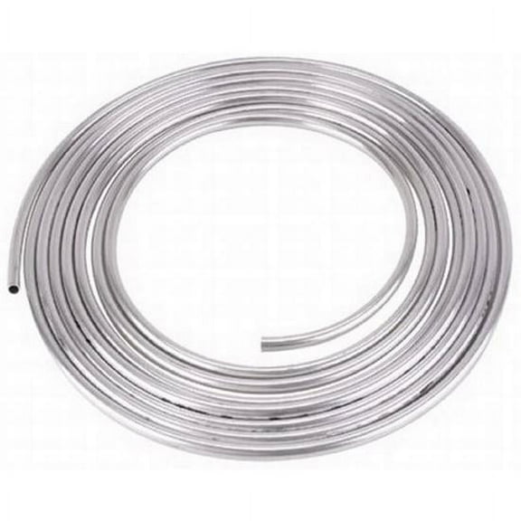 5/8 Diameter Aluminum Hard Fuel Line Tubing, 10 Foot Roll