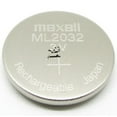 thumbnail image 2 of The Battery Supplier Maxell ML2032 2032 2 Lithium Rechargeable Coin Cell Battery 3V Japan, 2 of 2