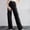 *Black, variant on ClodeEU Women's High Waist Straight Leg Cargo Pants, Casual Solid Color Slim Trousers with Pockets Army Green,Women's Plus L