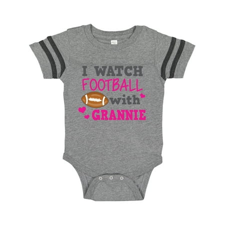 

Inktastic I Watch Football with My Grannie Gift Baby Girl Bodysuit