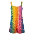 thumbnail image 5 of Blmnix Pull on Shorts for Women Beach Shorts Rompers Shorts High with Pockets Womens Athletic Shorts,S, 5 of 5