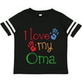 thumbnail image 3 of Inktastic I Love My Oma Grandchild Boys or Girls Toddler T-Shirt, 3 of 5