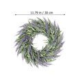 thumbnail image 7 of Mizh 1pc Simulation Delicate Lavender Hanging Wreath Home Party Garland Pendant, 7 of 7
