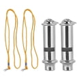 thumbnail image 3 of Silbato De Acero Inoxidable Con Cordón, Elegante Silbato De Seguridad De Advertencia Con Cordón Práctico Metal Duradero Para Perro Para Loro OTVIAP Police Traffic Whistle with Lanyard, 3 of 8