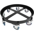 thumbnail image 2 of 55 Gallon Drum Dolly with 8 Swivel Casters Wheel, 2000lbs Heavy Duty Barrel Dolly Cart, Trash Can Cart, Non Tipping Multi Functional Rolling Hand Truck for Factory, Garage, Warehouse, 2 of 9