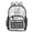Bunny Holding Blue Easter Egg, variant on PVC Transparent Backpacks Clear Backpack for Travel and Outings Brown Rabbit and Oastel Easter Eggs