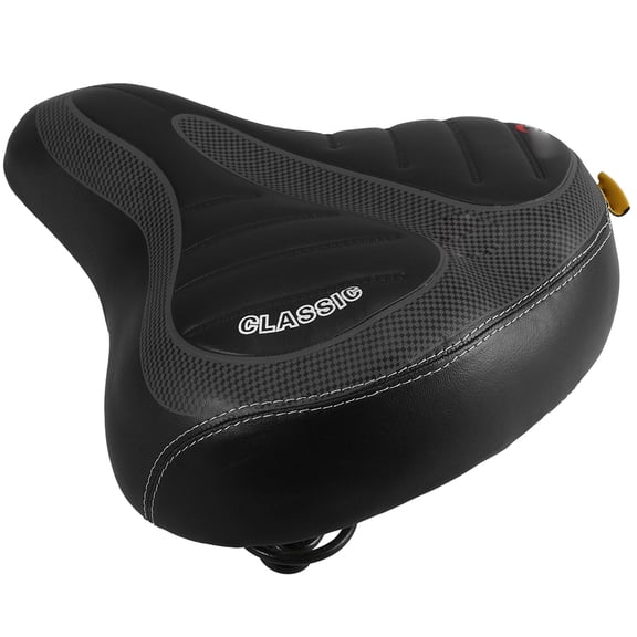 ELAYARD Black Spring Saddle Seat for Electric Bikes and All Types Comfortable Replacement