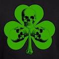 thumbnail image 3 of CafePress - Skully Shamrock Hoodie (Dark) - Pullover Hoodie, Classic, Comfortable Hooded Sweatshirt, 3 of 4
