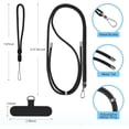 thumbnail image 3 of XIHAMA Phone Lanyard, 2 Pack Adjustable Cell Phone Lanyard Crossbody Neck Strap & 2 Pack Phone Wrist Strap with Tether Tabs Compatible for iPhone Android Smartphones, 3 of 8
