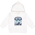 thumbnail image 2 of Inktastic Let It Snow Snowboarding Toddler Hoodie, 2 of 4