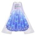 thumbnail image 2 of Vestido de princesa de manga larga con luces para Halloween, falda de disfraz blanca, 2 of 6