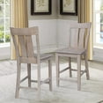 thumbnail image 3 of International Concepts 24" Ava Solid Wood Counter Height Bar Stool, 3 of 6