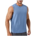 thumbnail image 1 of pstuiky Camisetas sin mangas para hombre, Camiseta deportiva de tirantes elástica de color liso para hombre, ideal para el tiempo libre y el fitness. Tops elegantes para mujer xxl, 1 of 8
