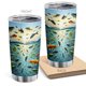thumbnail image 1 of Vaso de viaje Oasisdream de acero inoxidable con tapa, 600 ml, 1 of 6