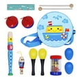 thumbnail image 1 of Juguetes educativos musicales CUTICAT 8 Piezas con bolsa de almacenamiento, 1 of 8