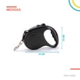 thumbnail image 2 of Correa Retractil 5m Automatica Mascota Mediana Chica Perro negro 6.49 pulg Poli Pets PP-CRPMPK, 2 of 6