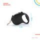 thumbnail image 2 of Correa Retractil 5m Automatica Mascota Mediana Chica Perro negro 6.49 pulg Poli Pets PP-CRPMPK, 2 of 6