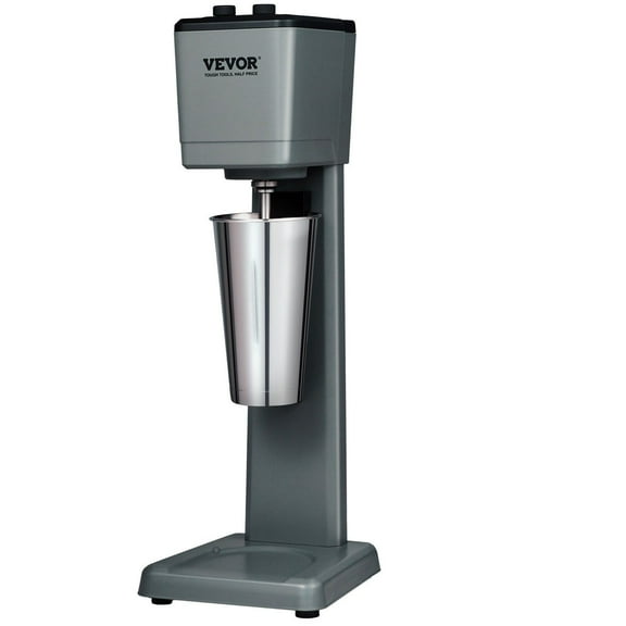 STAWAY Commercial Milkshake Maker - 375W Drink Mixer with 3-Speed Control, 12s Fast Stirring, 27.7oz Cup, Anti-Toppling Design, 10-Minute Timer for Smoothies & Milkshakes