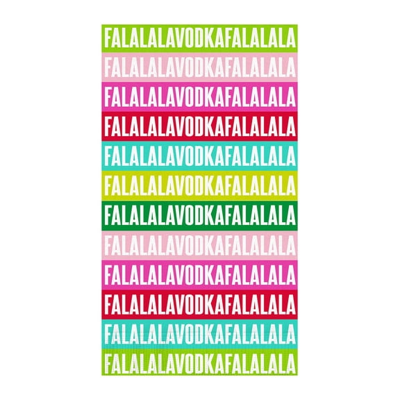 Falala Vodka Guest Towels – 16 Ct | Funny Holiday Party Napkins for Christmas, Girls’ Night, Dinner Table Décor | 3-Ply Disposable Guest Towe