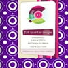 VIP Fabrics Creative Cuts Fat Quarter Single, Purple Circles