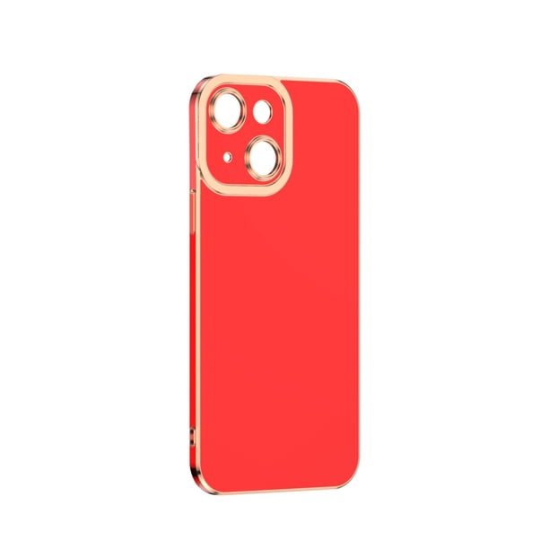 Apto Para Iphone 13. Funda Protectora Para Teléfono Con Galvanoplastia. Protección Completa Para La Cámara. Funda Blanda De Tpu (6,1 Pulgadas).