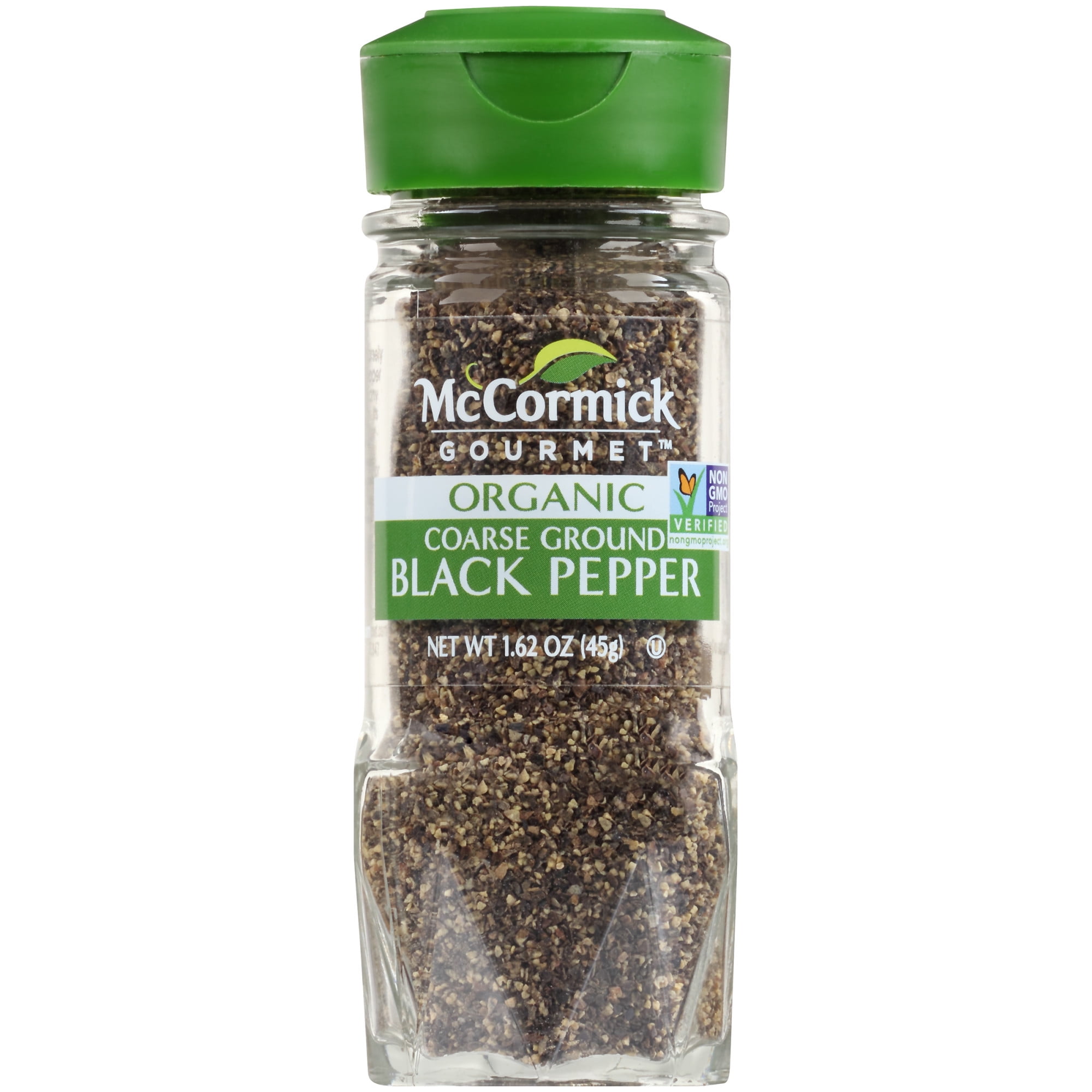 McCormick Gourmet Organic Coarse Grind Black Pepper, 1.62 oz