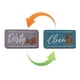 thumbnail image 1 of Gato gris a azul DIY pegatinas magnéticas para refrigerador pegatinas magnéticas de doble cara pegatinas para refrigerador pegatinas para lavavajillas succión magnética pegatinas p, 1 of 14