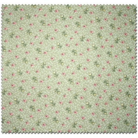 Floral Twigs Print Fabric by the Yard