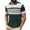Green, variant on Trendy Polo Tshirts Strip Baseball Jersey Summer Men's Top with 3 Buttons Short Sleeves Striped Top Dry Sporty Breathable Short Sleeves Lapel Top/shirt Red M
