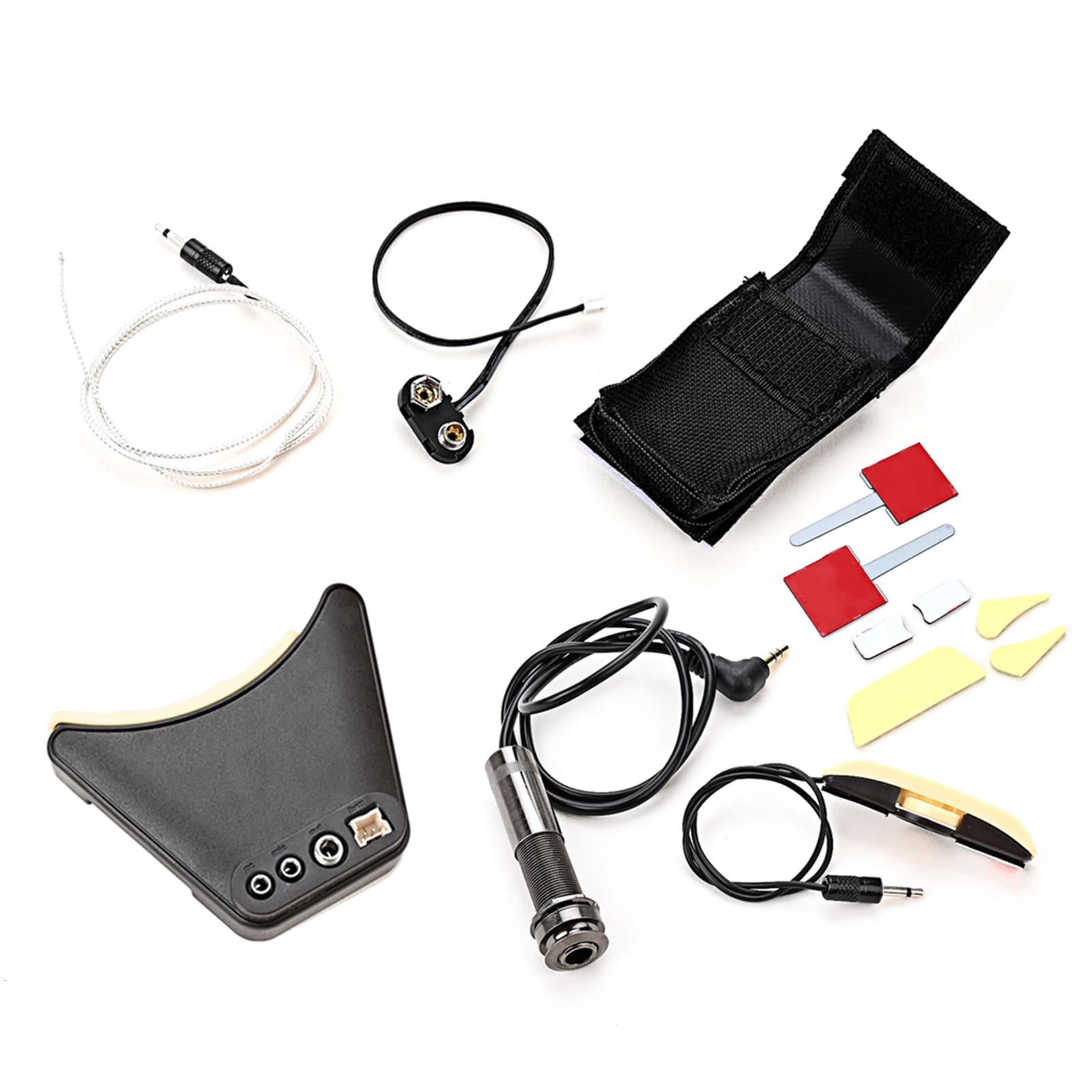 CEORPER Microphone Sound Hole Equalizers Piezo Pickup for Acoustic Folk Guitar Replacement Part Folk Acoustic Guitar Pickup
