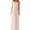 Pink, variant on Women's Frill Spaghetti Strap Maxi Dress with Smocked Frill Stretch and 100% Polyester Fabric for Flowy Silhouette