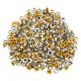 thumbnail image 1 of 500Pcs Eyelet Grommet Round Edge Color Fine Workmanship Good Toughness Metal Eyelets for Shoes ClothingYellow, 1 of 8
